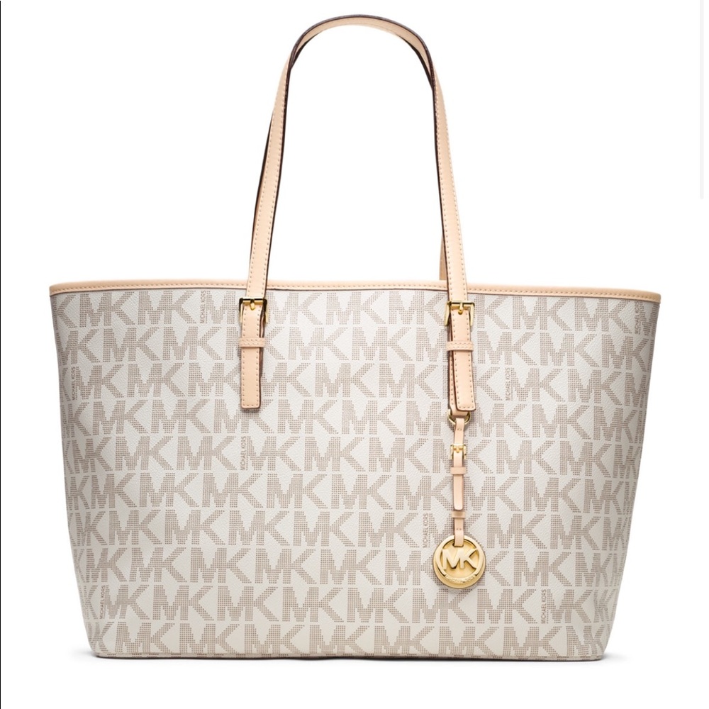 Michael Kors Signature Jet Set Tote Large