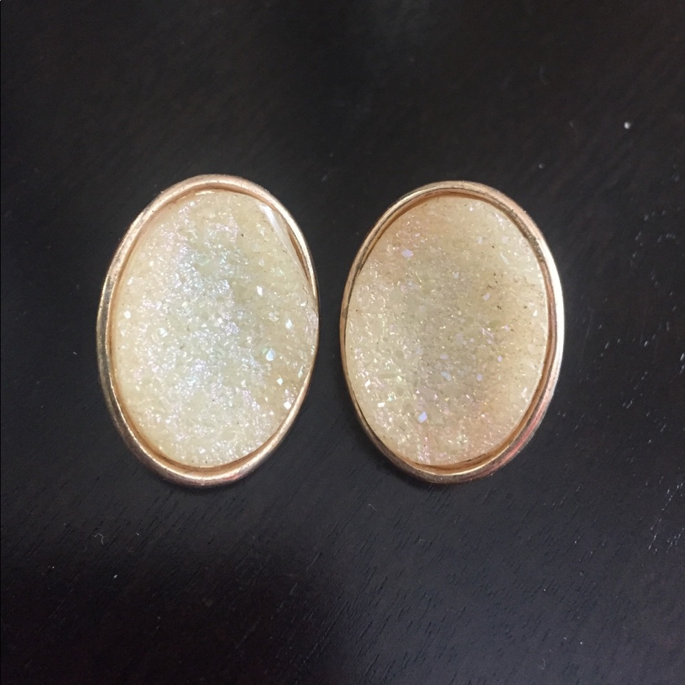 Druzy earrings - Picture 1 of 2