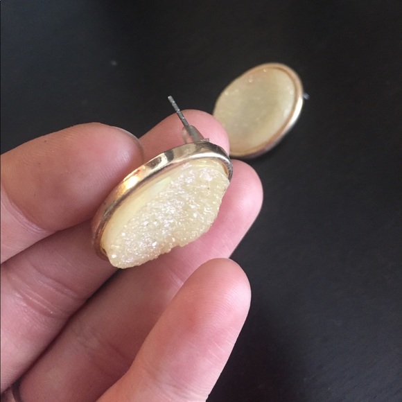 Druzy earrings - Picture 2 of 2