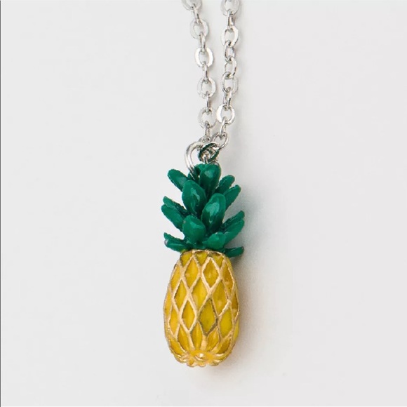 Pineapple earrings & necklace set hook style - Picture 4 of 4