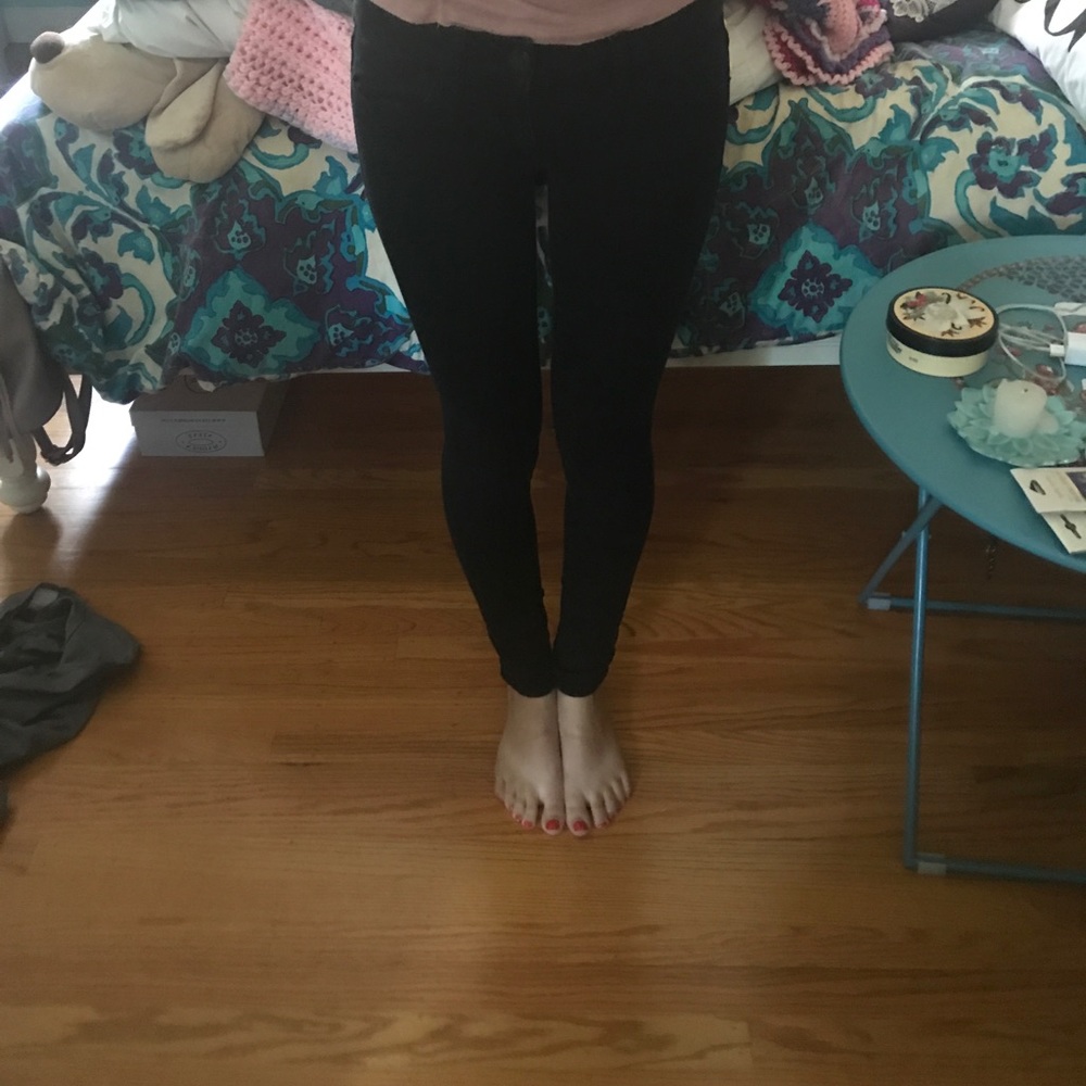 Black American Eagle Skinny Jeggings