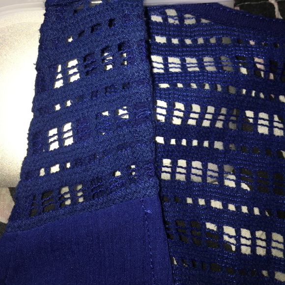 Jessica Simpson Crochet Ruffle Top - Picture 3 of 6