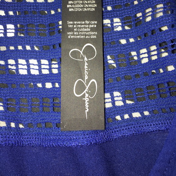 Jessica Simpson Crochet Ruffle Top - Picture 5 of 6