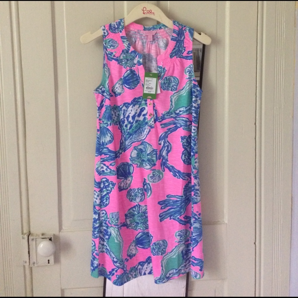 NWT Lilly Pulitzer Essie Dress in Pink Pout