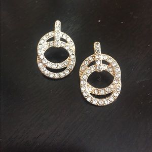 Gold earrings