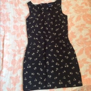 🖋 vintage black quilted floral dress 🖋