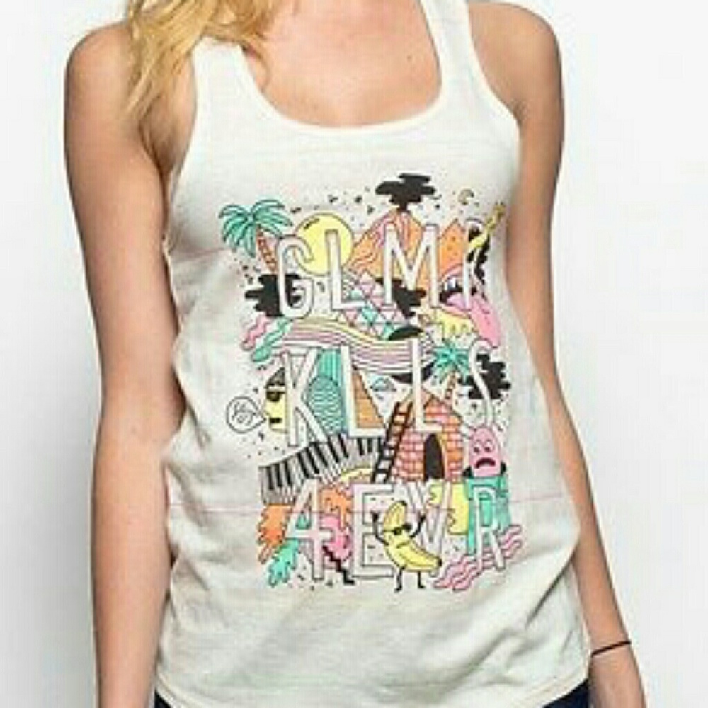 NWT Glamour Kills tank top tee shirt - Picture 2 of 3