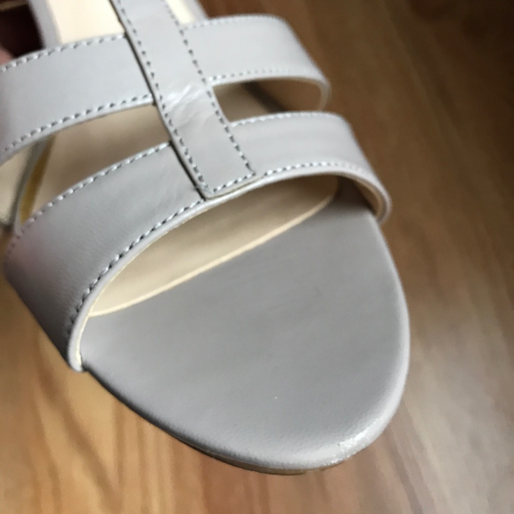 {Nine West} Neutral Strap Sandal Heels - Picture 5 of 7