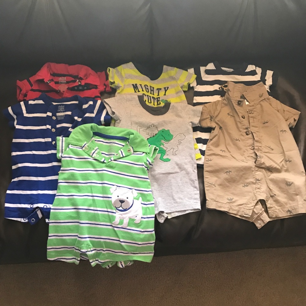 Baby boy romper bundle