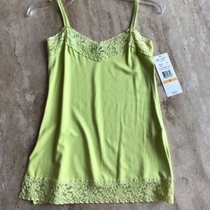 NWT: Yellow/green Karen Kane Tank