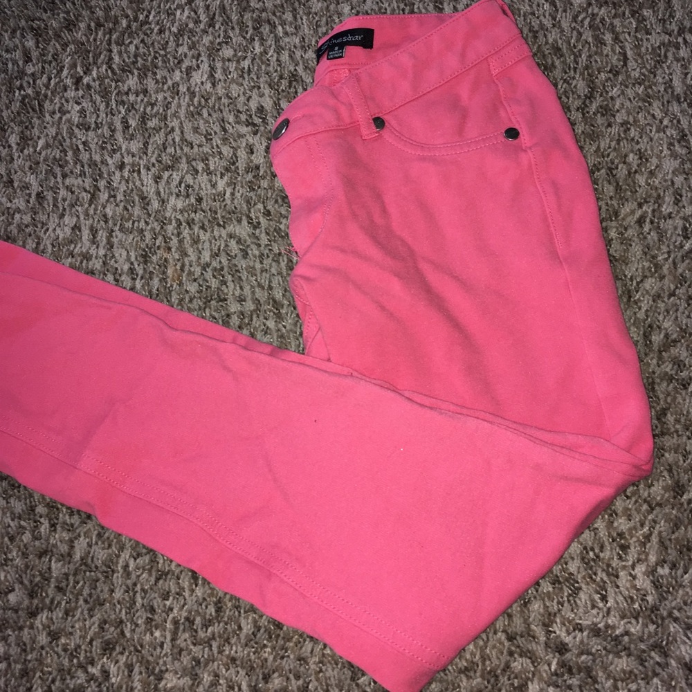 Coral/Pink Pants.