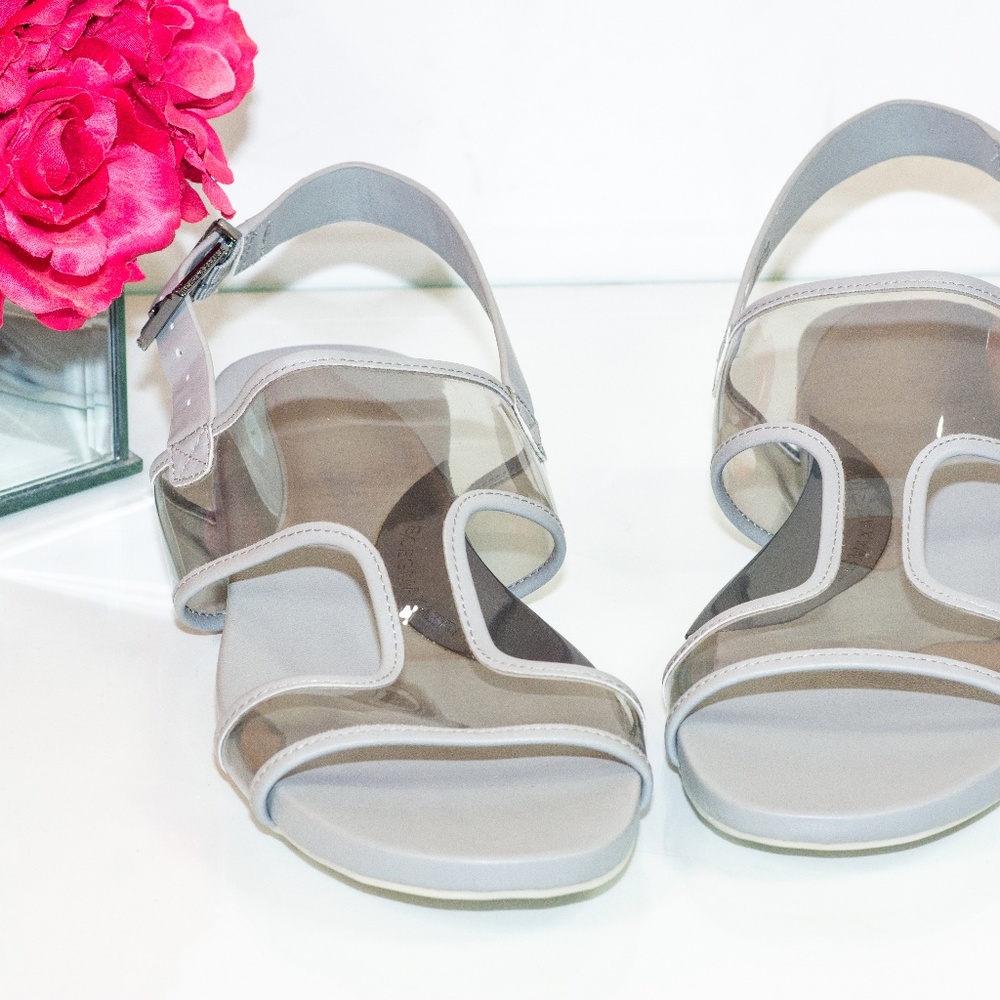 Grey Translucent Sandals from BGBC