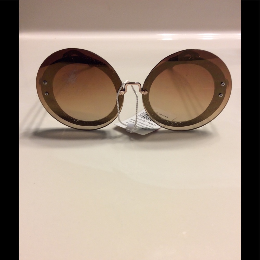 🌹Oval frameless mirror sunglasses