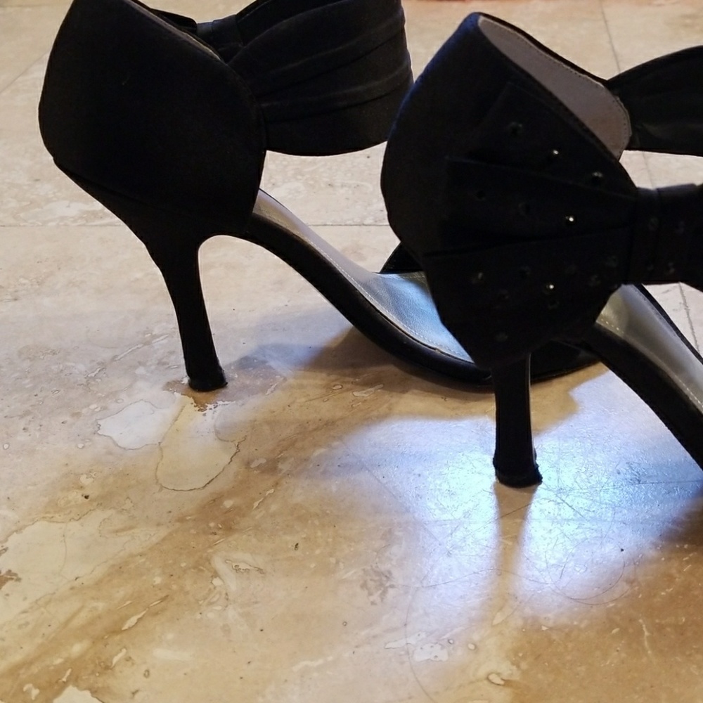 💋Apt.9 black bow shoes - Picture 3 of 4