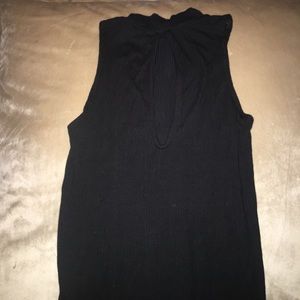 Black one-piece shirt