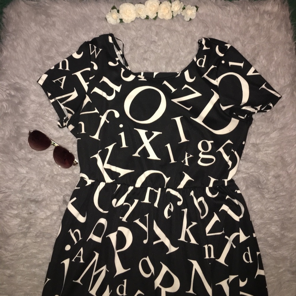 Forever 21 "Alphabet" Dress