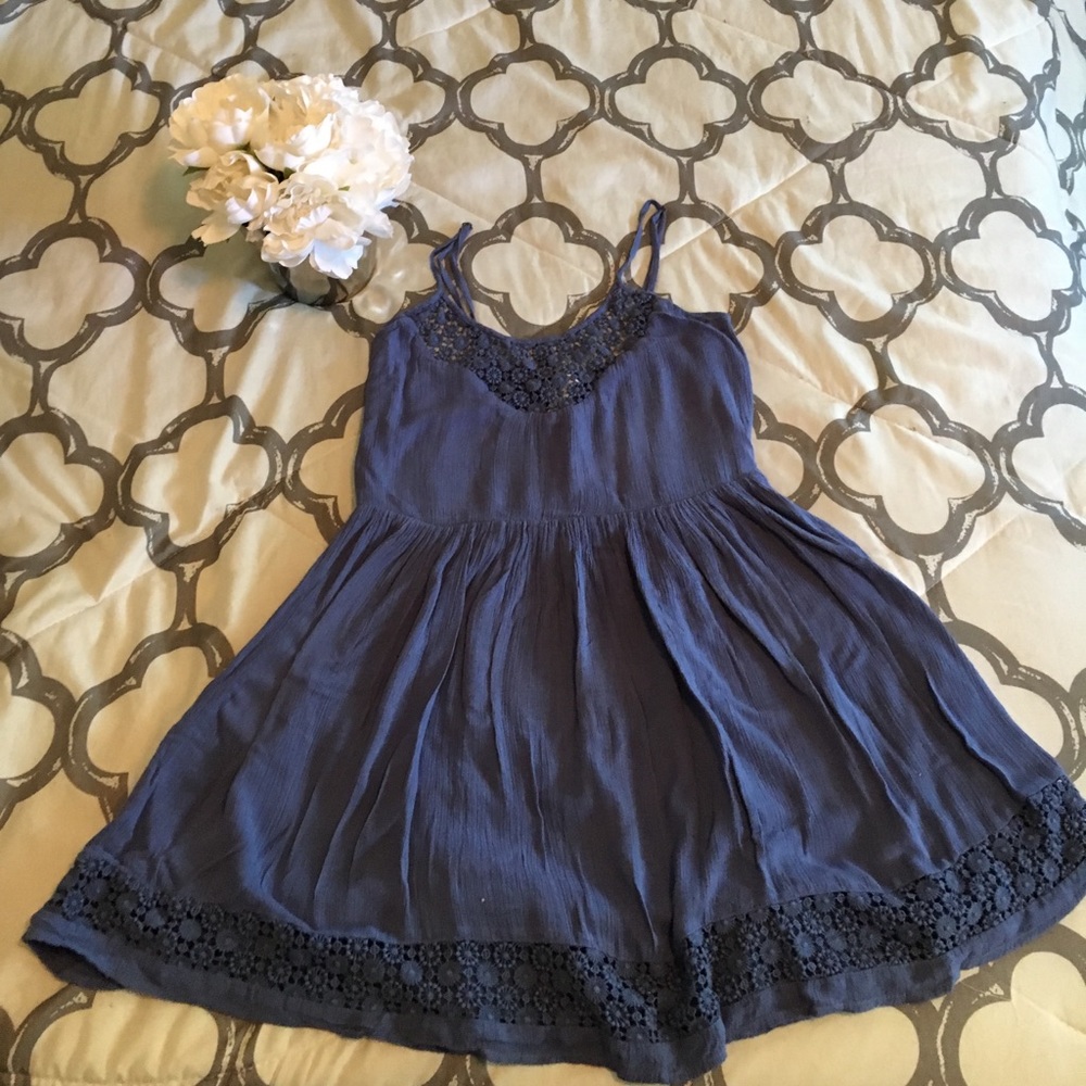Lace detail skater dress (adjustable)