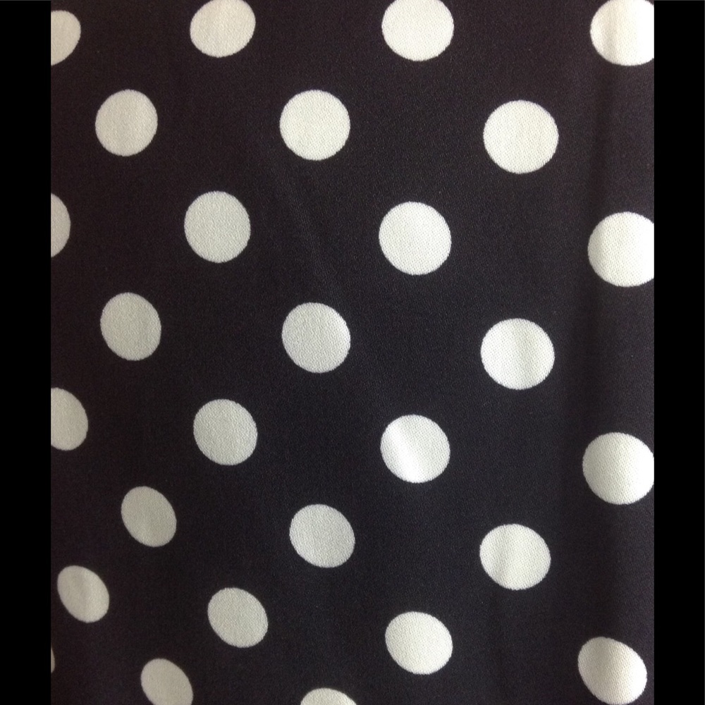 Jones New York Sleeveless Polkda Dot Dress - Picture 4 of 5
