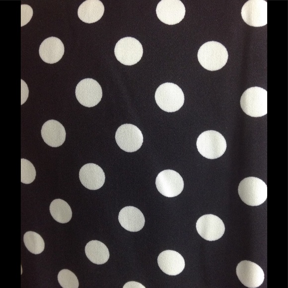 Jones New York Sleeveless Polkda  Dot Dress - Picture 4 of 5