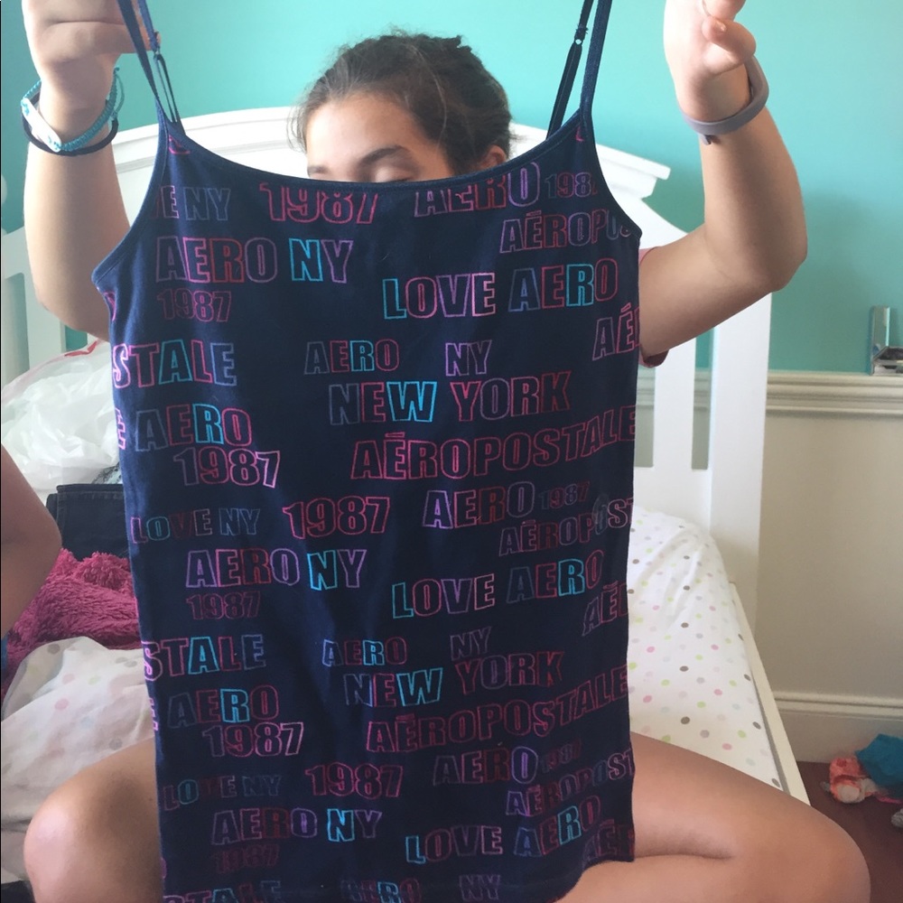 Aeropostale multi colored tank top