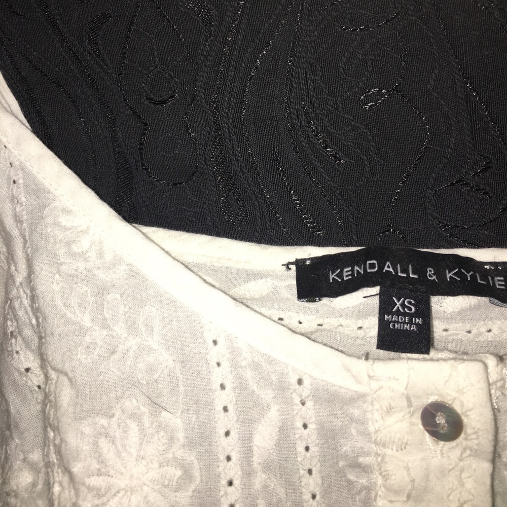 Embroidered Crop Top