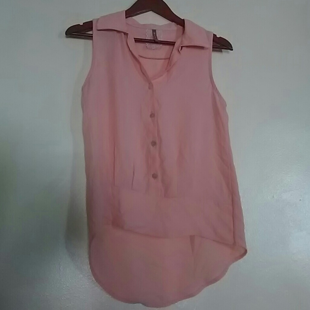 Pink Sheer Top