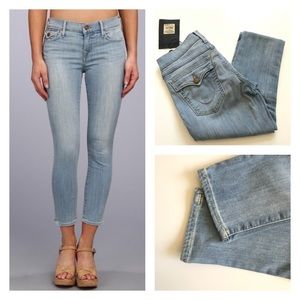 New W/ Tag True Religion Serena Crop Skinny 24