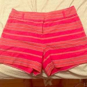 LOFT pink linen shorts CLOSING SALE
