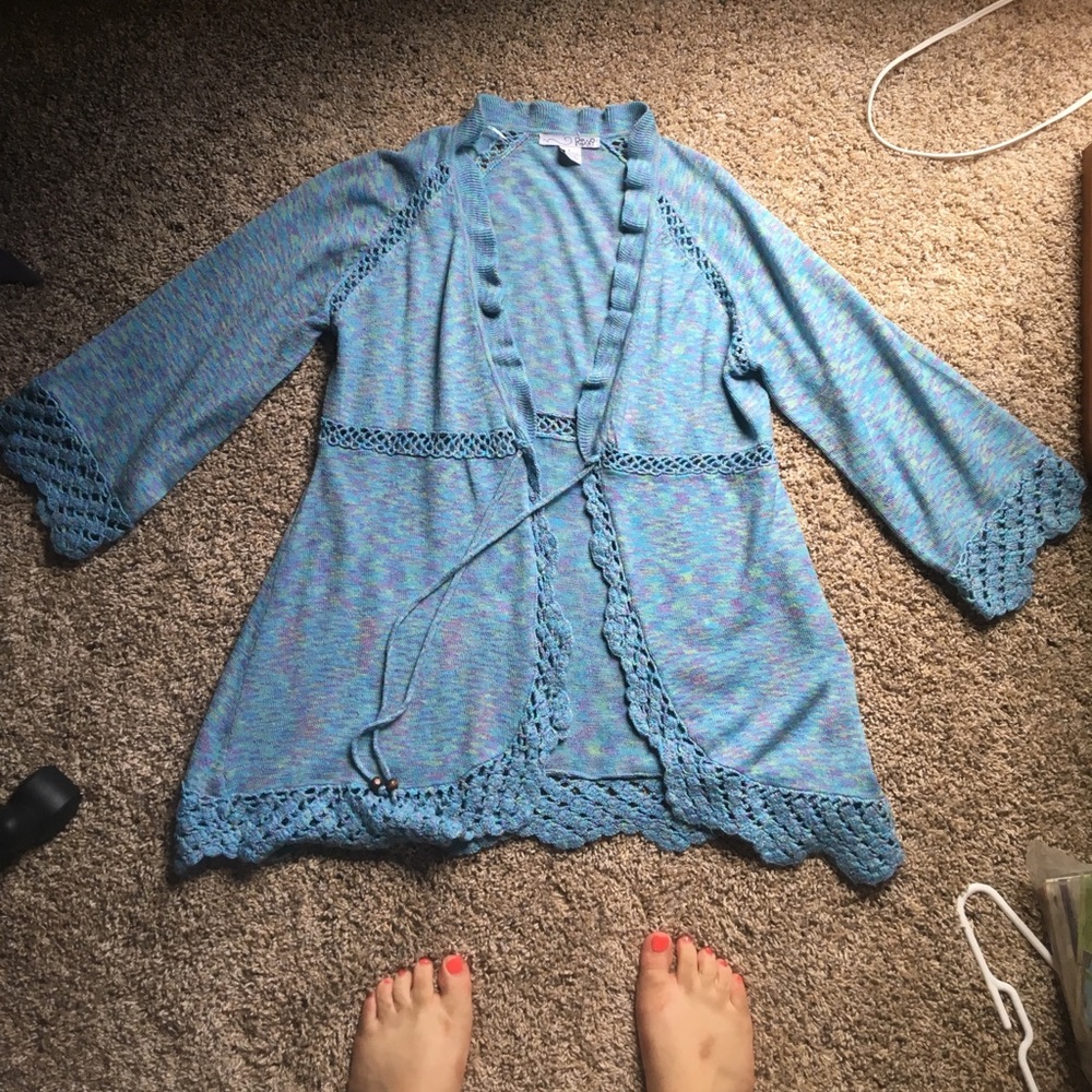 RXB open/wrap sweater!