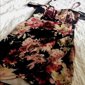 Papaya off the shoulder Mini Dress