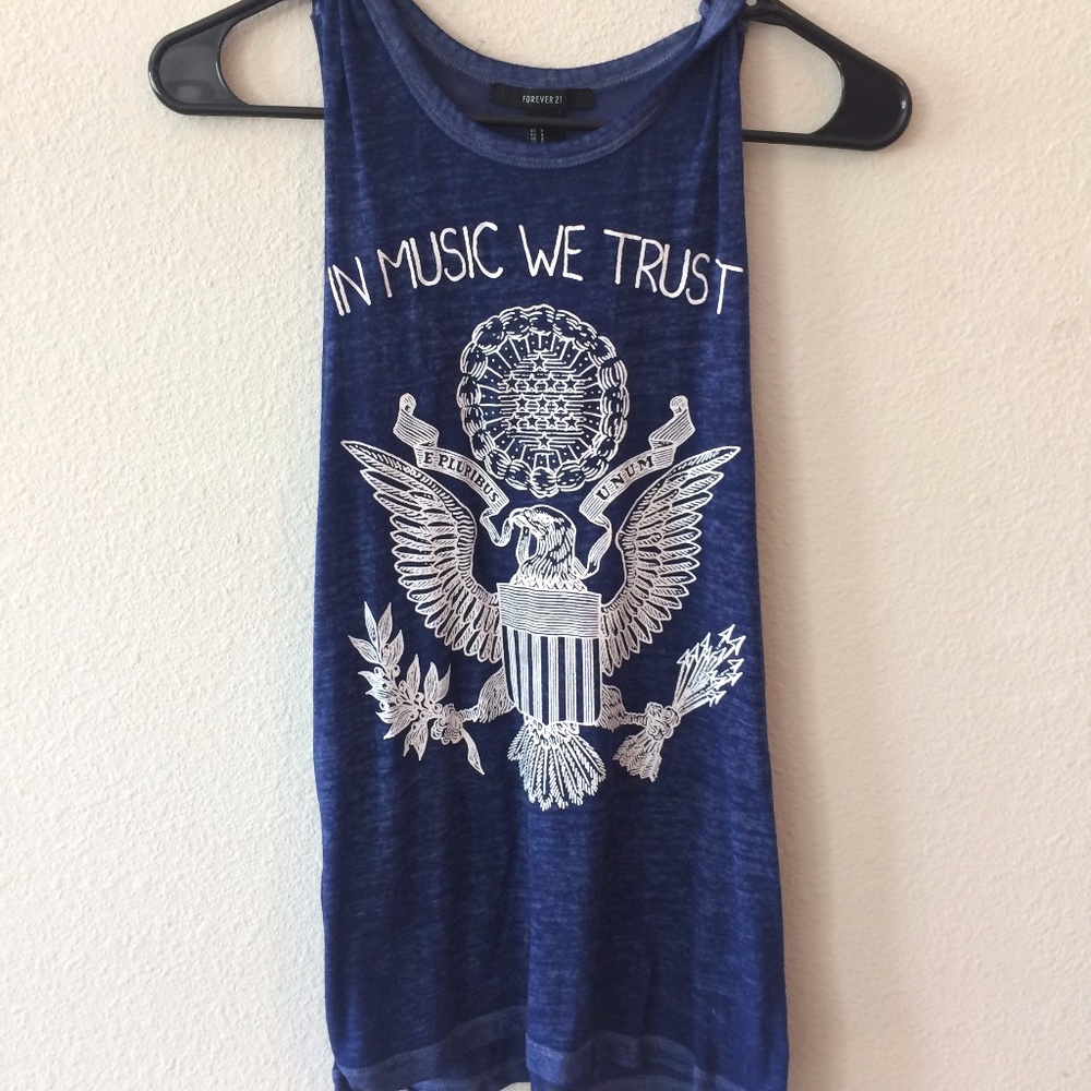 Forever 21 Graphic Muscle Tee