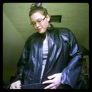 100% Real Leather motorcycle jacket *Super Sale!!*