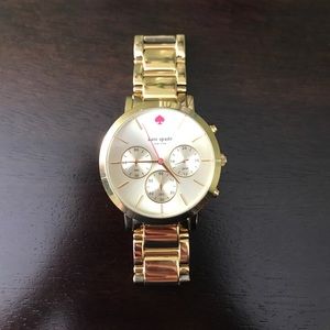 Authentic Gold Kate Spade Designer Watch