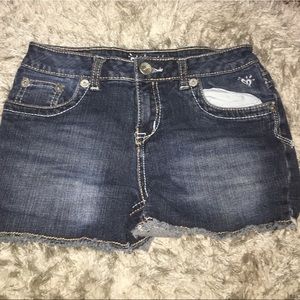 Denim Shorts!! size- small!
