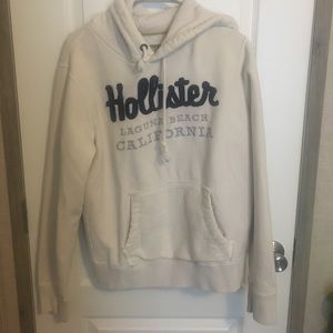 White/Cream colored Hollister pullover