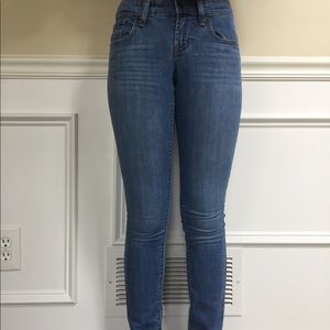 Light wash denim jeans