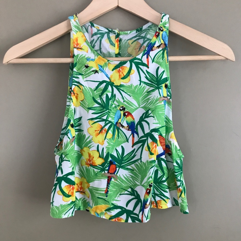 American Apparel Tropical Lulu Top