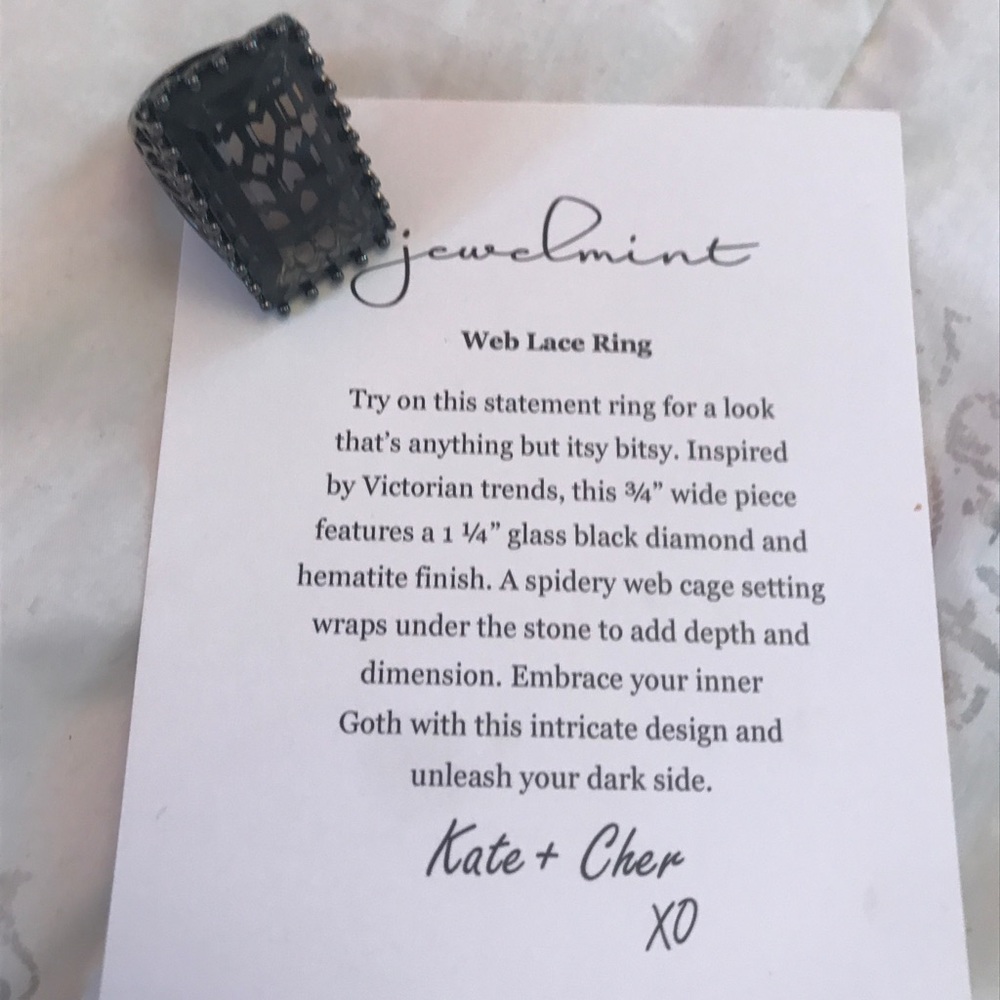 Jewelmint Web Lace Ring