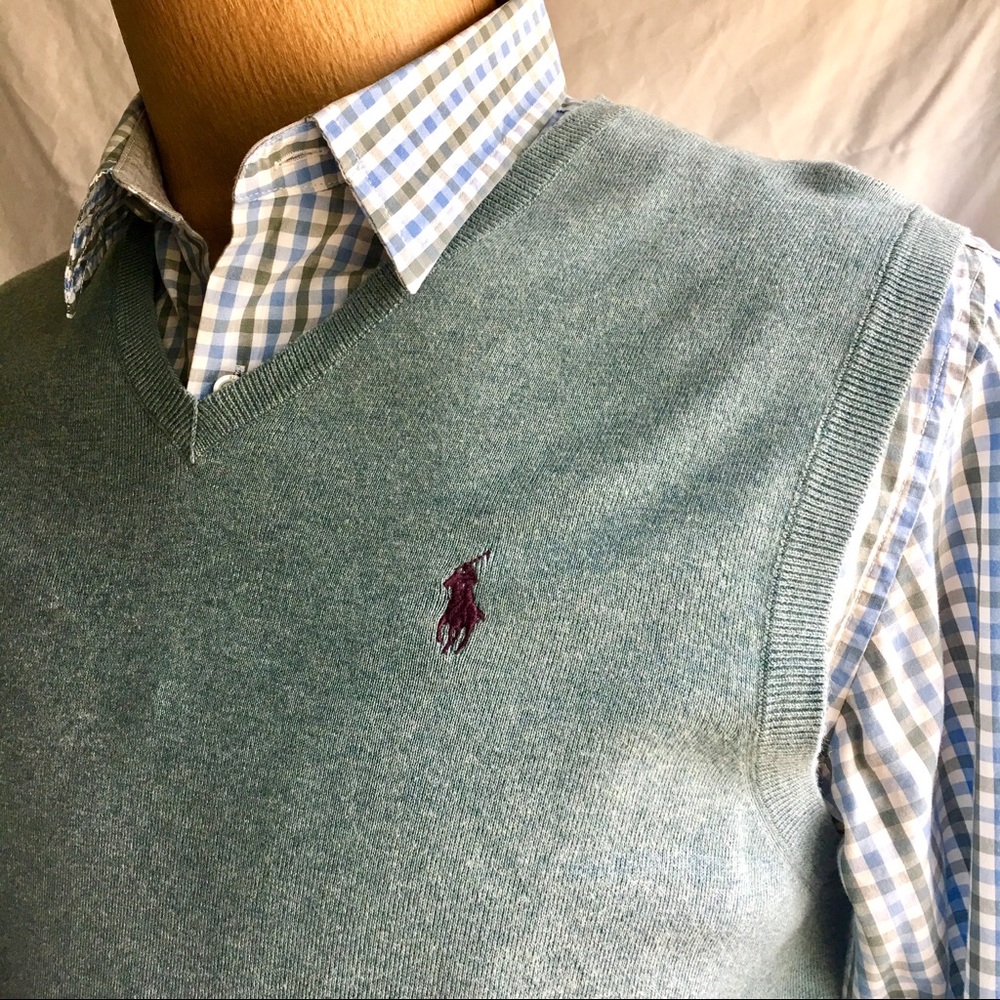 RL POLO COTTON SWEATER VEST