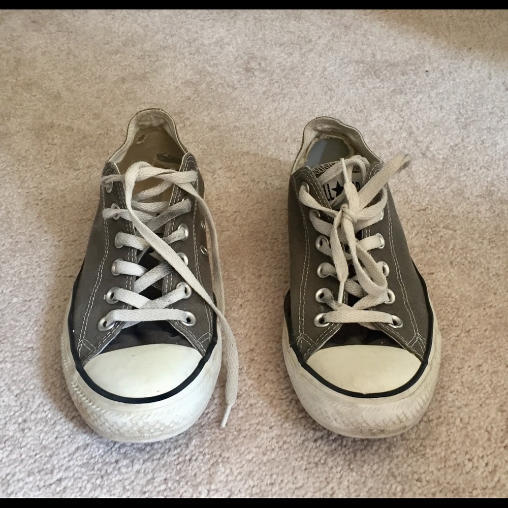 Grey Low-Top Converse All Star