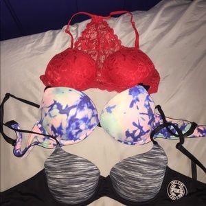 Pink Victoria's Secret Bras