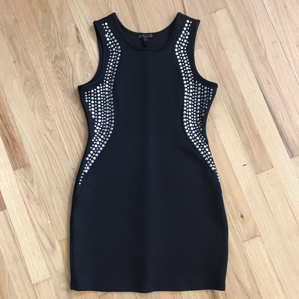 Black & Silver Guess Dress