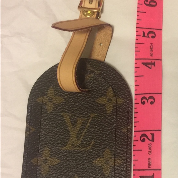 🎈SOLD🎈Auth Louis Vuitton Luggage Tag in Monogram - Picture 3 of 8