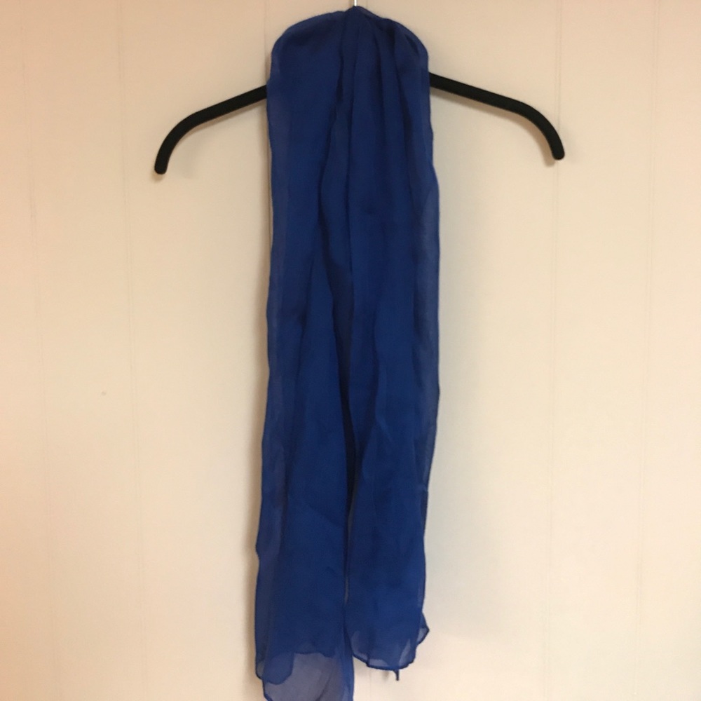 Blue lightweight scarf (pick 2 for $5)