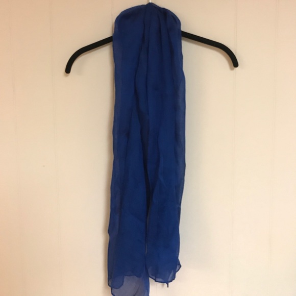 Blue lightweight scarf (pick 2 for $5) - Picture 1 of 2
