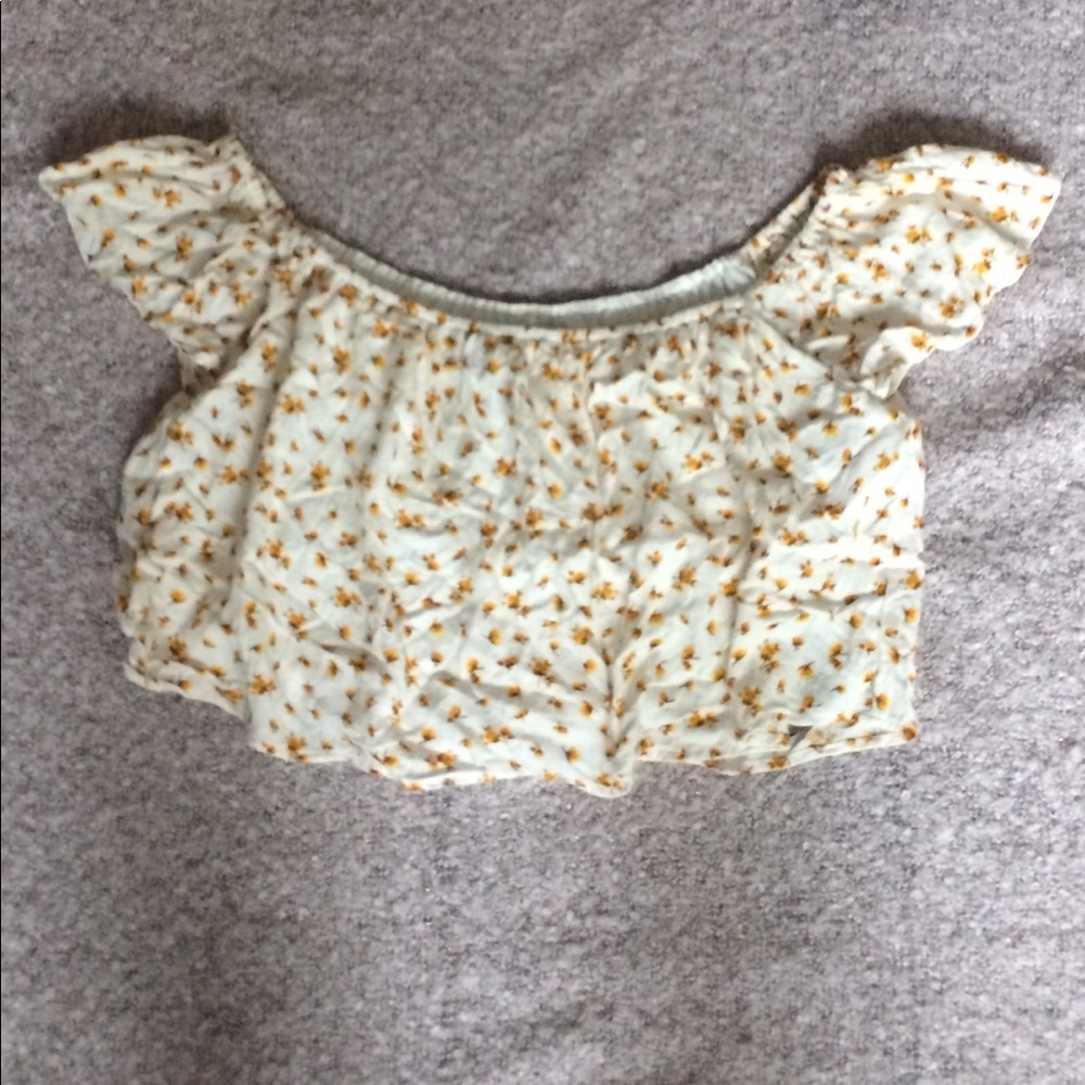 Forever21 floral croptop