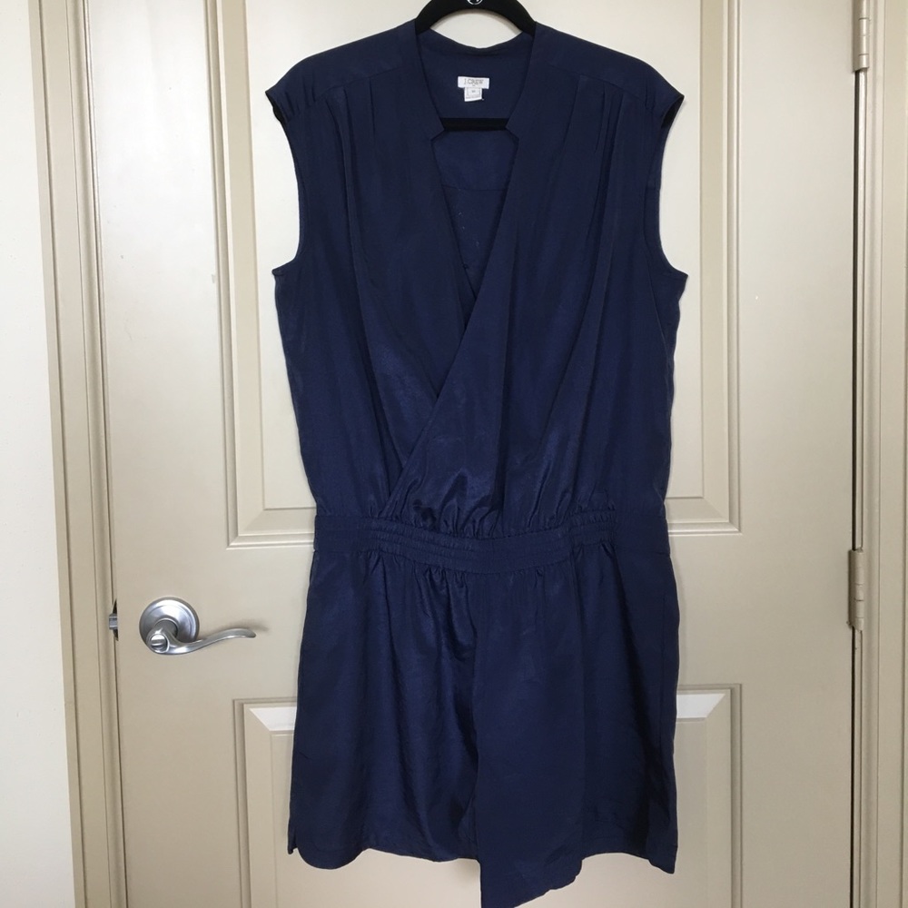 J Crew Navy Romper