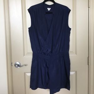 J Crew Navy Romper