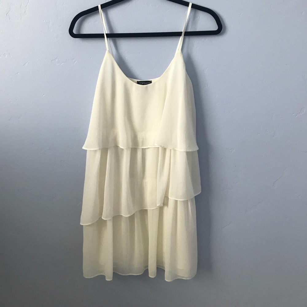 Off white mini dress