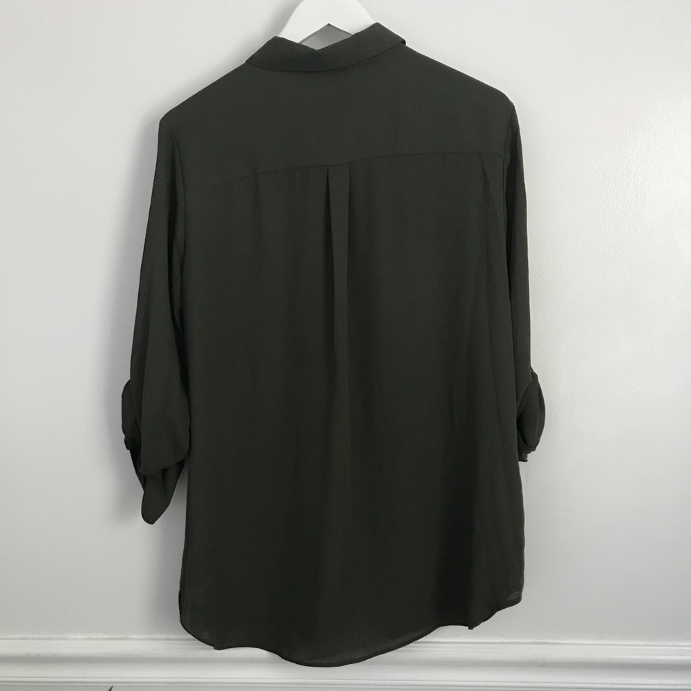 NWT Merona Button Down Top Blouse - Picture 3 of 3